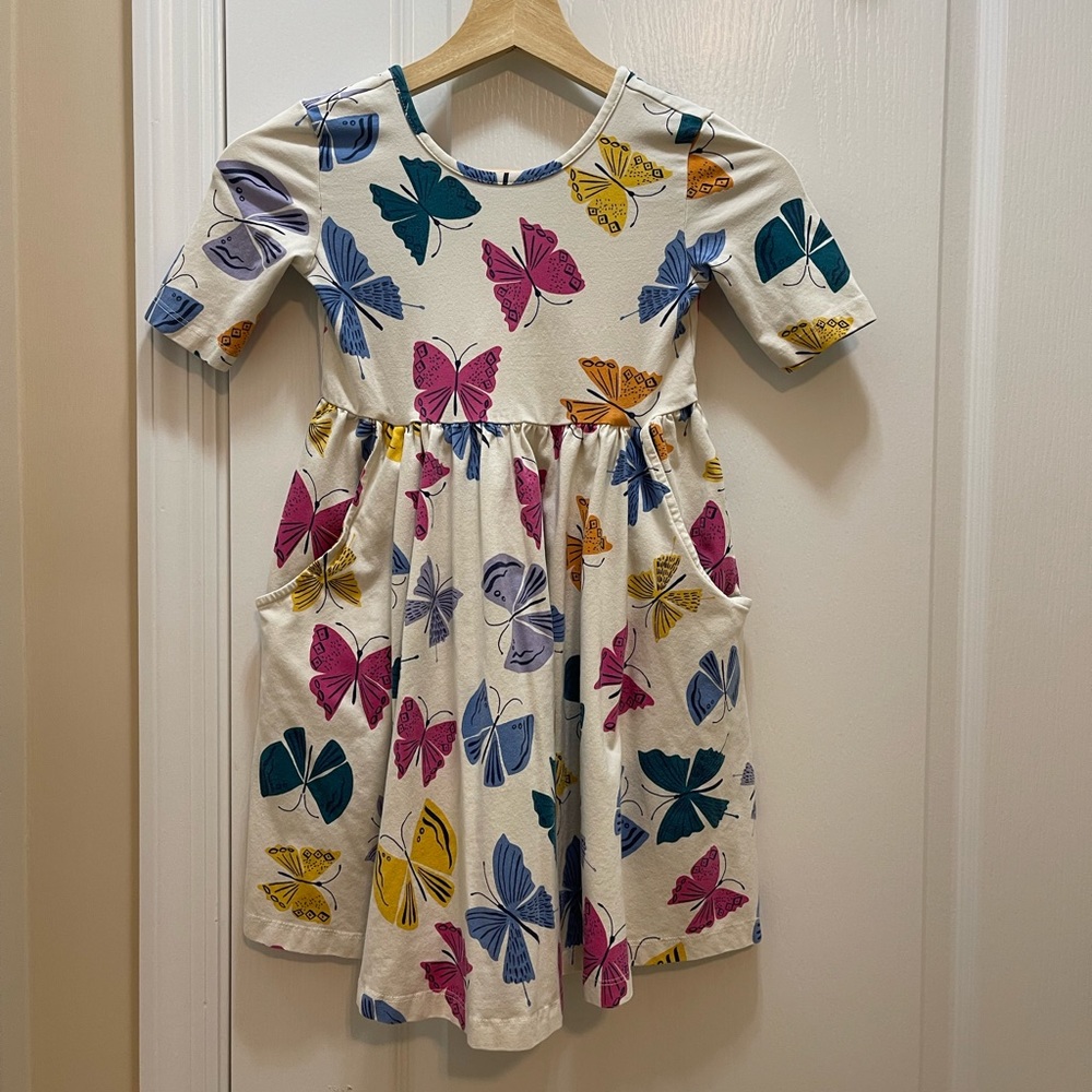 Hanna Andersson Butterfly Print Skater Dress